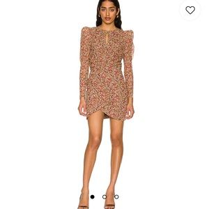Revolve long sleeve, floral, mini dress
